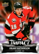 Drake Batherson 2019-20 Upper Deck AHL Impact Belleville Senators