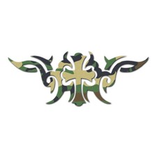 Tribal Cross - Vinyl Decal Sticker - Multiple Patterns Sizes - Ebn3160