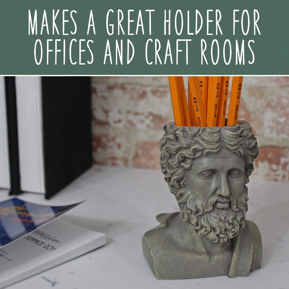 zeus-the-greek-god-planter-pot-garden-decor-statue-head-planter-ebay