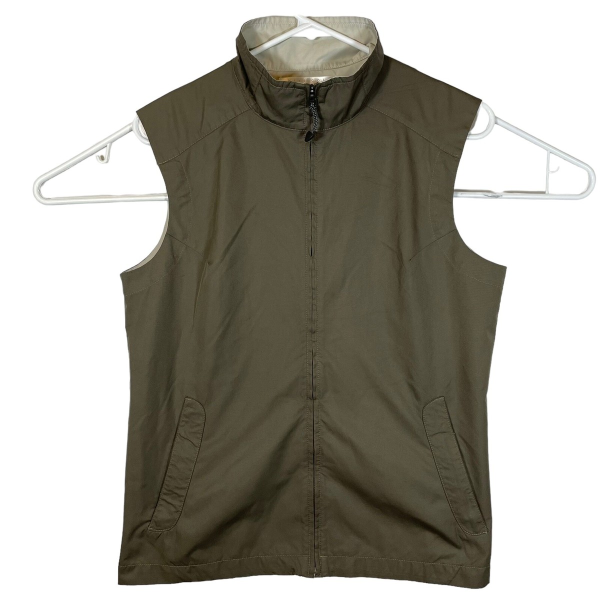 brown nike vest