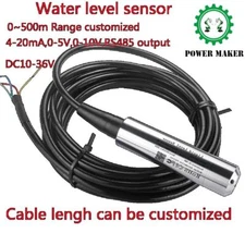 IP68 Submersible Water Level Sensor 2m 3m 5m Range 4-20mA 1-5V Output Liquid New