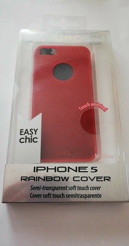 PURO Rainbow Cover per cellulare Rosso Iphone 5(t2z) - Foto 2 di 2