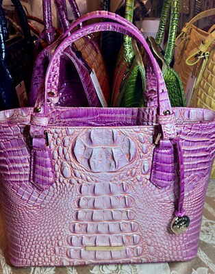 🩷💛Brahmin Mini Misha Tote Bag in Peony Ombre Melbourne New Condition Sold  Out