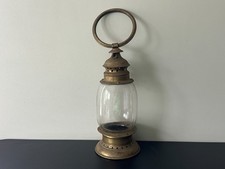 Antique Vintage - Brass Railroad Conductor's Lantern Fire Lantern Wrist Lantern