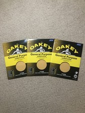 Oakey Sandpaper Fine, 100 grade￼   3 Packs  15 Sheets