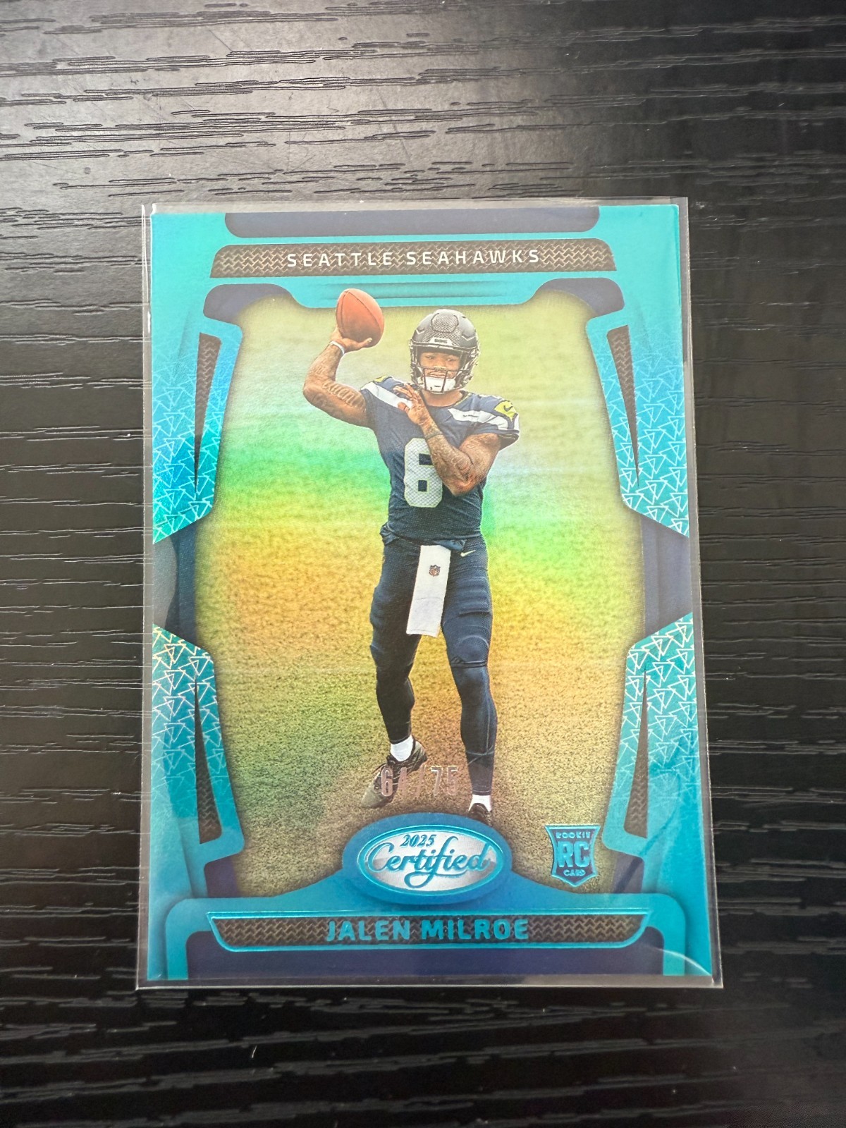 2025 Panini Certified - Jalen Milroe Seahawks #155 Teal 64/75 (RC)