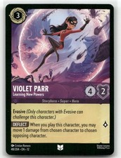 Violet Parr - Learning New Powers Uncommon Wilds Unknown 48/204 Disney Lorcana