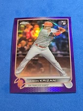 2022 Jason Krizan ROOKIE RC Topps Chrome Update #USC9 Purple Refractor 