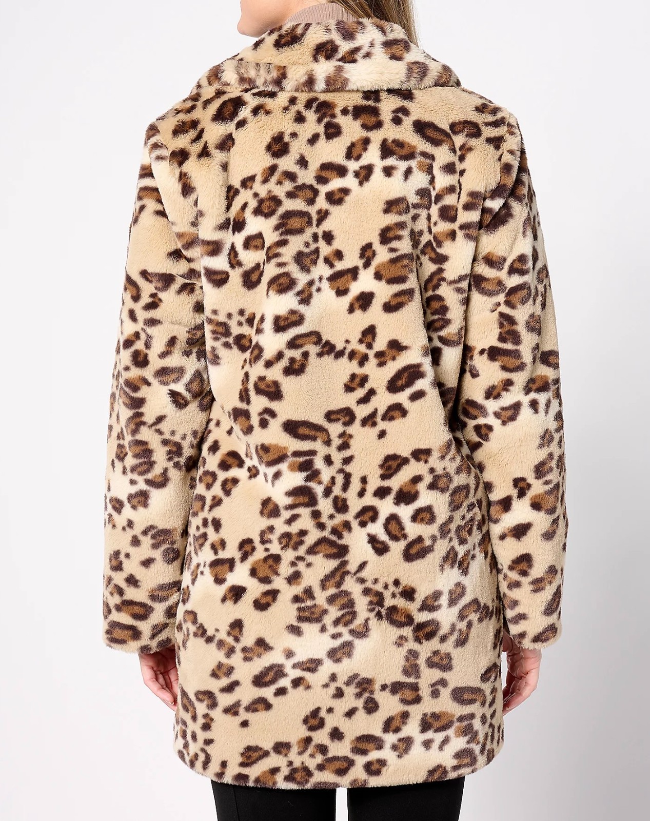 NWT Dennis Basso QVC 30th Anniversary Cheetah Faux Fur Coat, Size 1X, Rtail $175