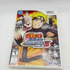 Naruto Shippuden: Clash of Ninja Revolution 3 (Nintendo Wii, 2009) CIB Complete