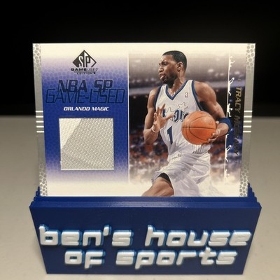 2003-04 SP Game Used  #65 Tracy McGrady  Game Worn Jersey, 2 Color Patch, Magic