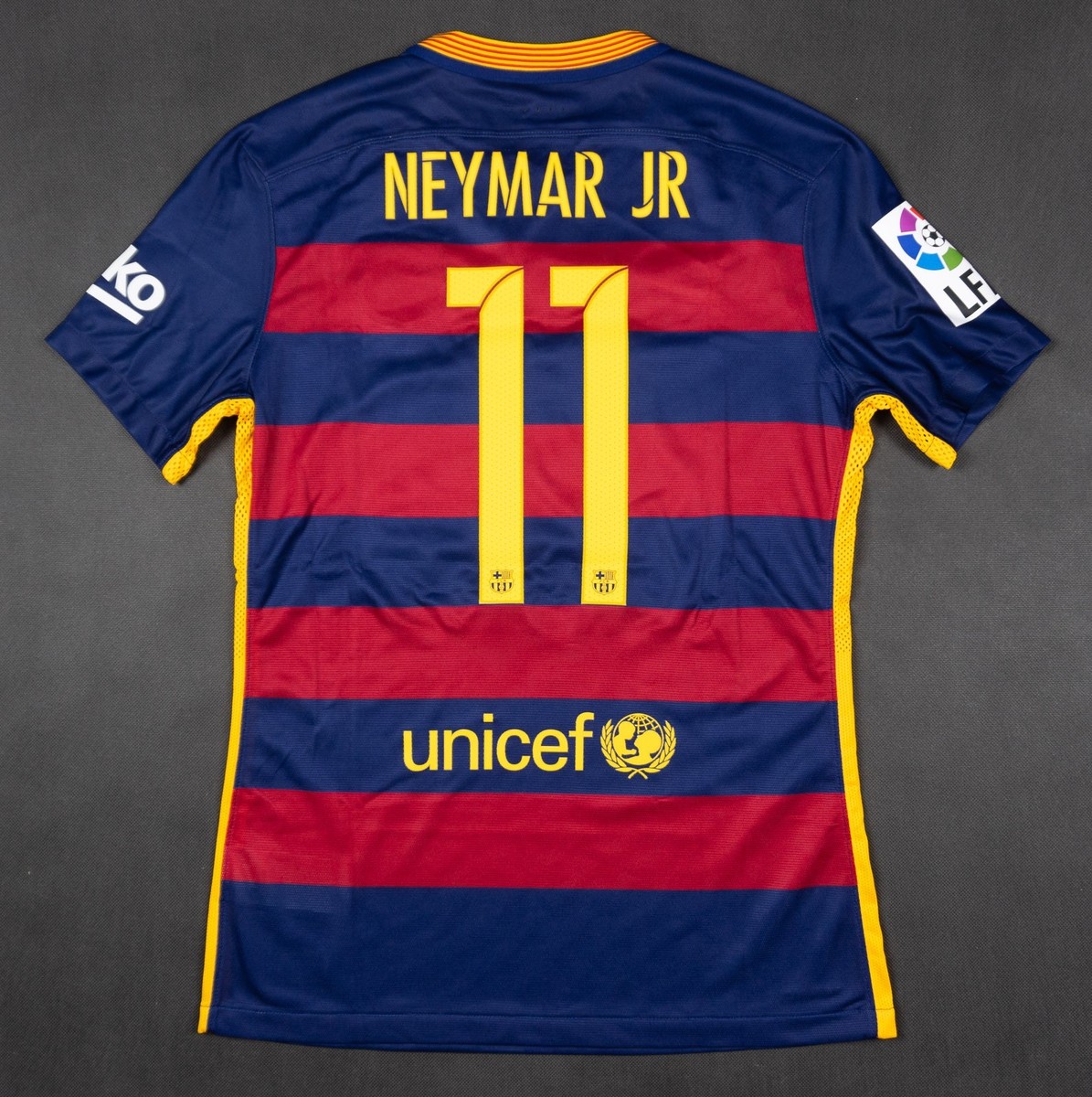 BARCELONA 2015-16 Neymar JR Vapor Authentic Jersey Home