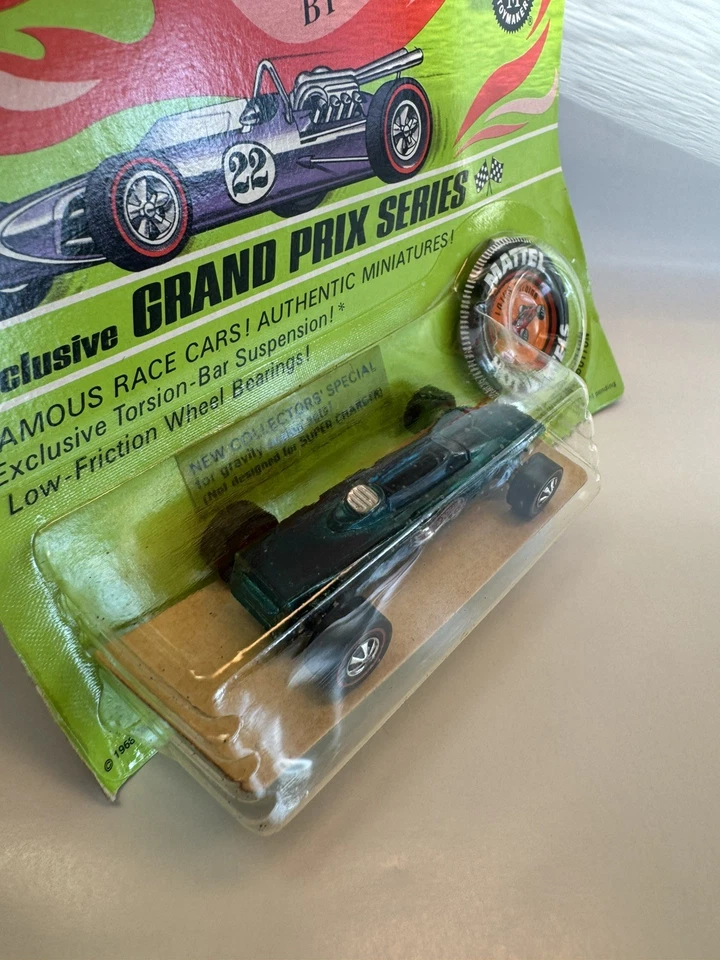  Hot Wheels Lotus Turbine 1969 - Grand Prix Spectraflame Aqua sin usar, en caja, blister original Foto 3 de 4