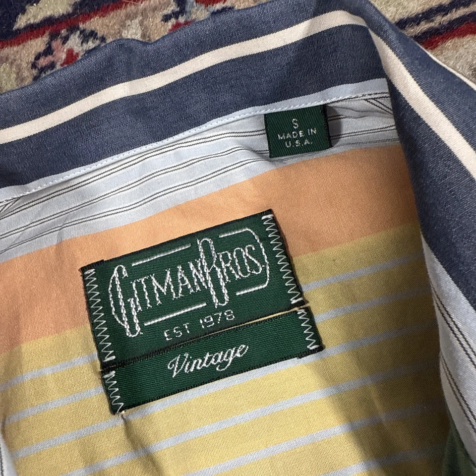 Gitman Vintage Short Sleeve Shirt Size Small Multicolor Casual  - Image 2 of 4