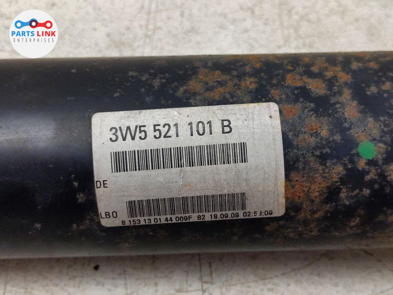 06-12 BENTLEY CONTINENTAL FLYING SPUR REAR DRIVE SHAFT PROP CARDAN DRIVESHAFT 6L