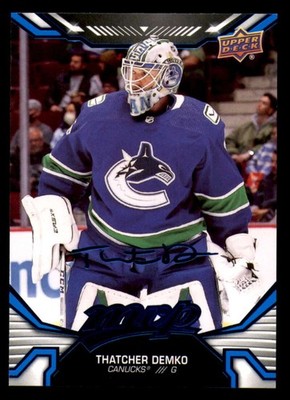 2022-23 Upper Deck MVP Factory Set Blue Script Hockey Team - Vancouver Canucks
