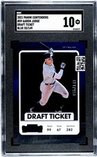 2021 Panini Contenders #59 Aaron Judge BLUE /149 Foil SGC 10 GEM MINT