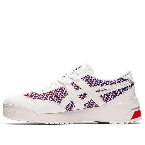 ASICS Uomo 8.5US Onitsuka Tiger 1183A771 Bianco Rosso Blu Numero Gestione 123