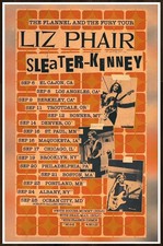 LIZ PHAIR | SLEATER-KINNEY The Flannel & The Fury Tour 2026 Ltd Ed RARE Poster!