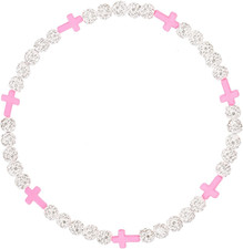 Baseball Beaded Cross Necklace for Boys Girls Kids,Easter Basket Stuffers Baseba