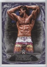 2015 Topps WWE Undisputed Purple 13/50 Ravishing Rick Rude #100 0ad