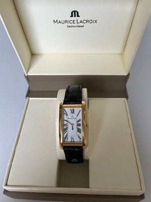 Maurice Lacroix Damenuhr, Swiss Made, Plaqué vergoldet, Top