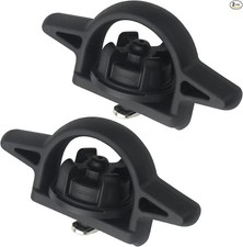 Bed Cleat Tie Down Anchor for Truck Bed Rail System 2pcs Compatible 2PCS Black