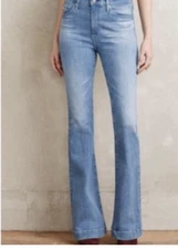 AG Womens Jeans 32 The Janis -20 Years Cloudless- Anthropologie