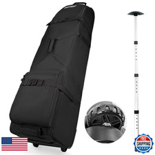 Dafisky Golf Travel Bag For Airlines Wheelsthick Dense Foam Padded