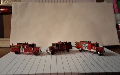 3D Printed N Scale  1/160 KENWORTH Fire Engines SEATTLE STYLE