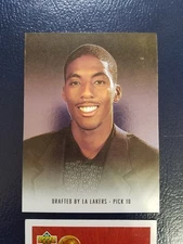 Eddie Jones 1994-95 Skybox Premium Draft Picks NO LOGO NO NAME OVERSIZE