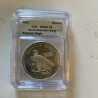 1981 ICG MS66 PL World Wide Mint Issue American Eagle