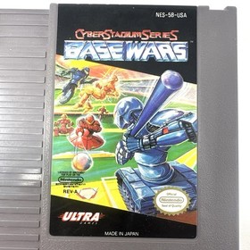 Cyber Stadium Series: Base Wars NES Cartridge Only Authentic Tested