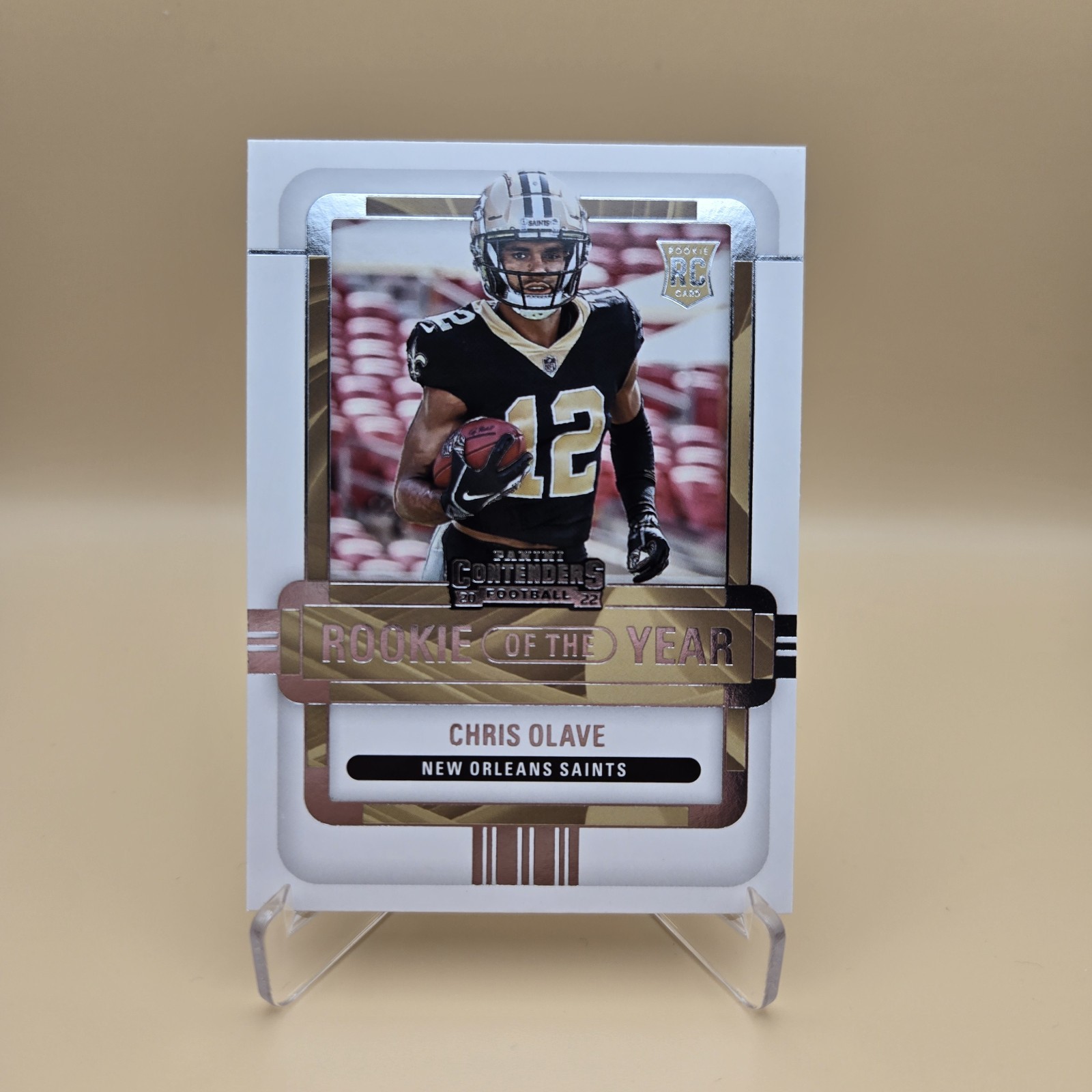 2022 Panini Contenders CHRIS OLAVE Rookie of the Year #ROY-COL Saints