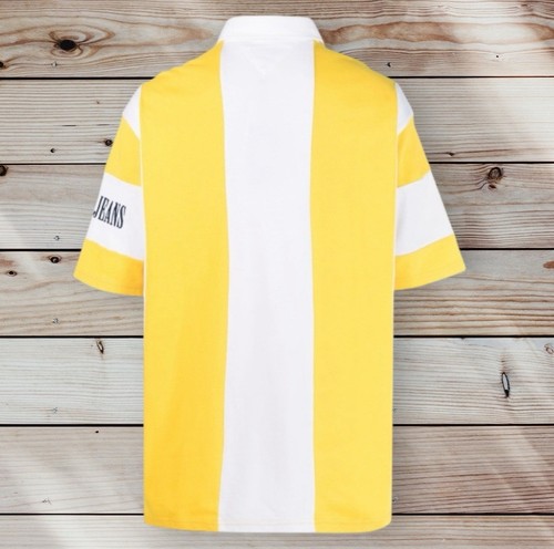 Tommy Hilfiger Jeans Linear Archive Manga Corta Rugby Polo Gran Tamaño S/M - Imagen 2 de 3
