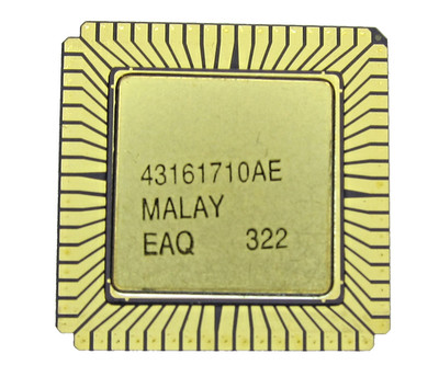 Rare Vintage Collectible Intel A80186 CLCC68 CPU Microprocessor