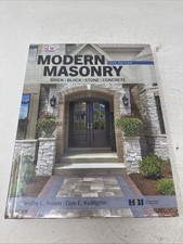 Modern Masonry : Brick, Block, Stone, Concrete. Hardcover, 10th Ed.