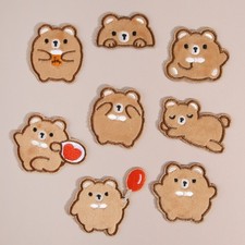 Cartoon Bear Clothing Embroidery Patch DIY Badge Sticker  Clothing Accessories