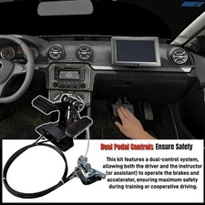 Right Hand Drive RHD Conversion Kit Gas and Brake Pedals Kit Passenger Side