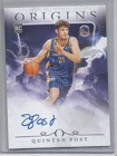 New ListingQuinten Post 2024/25 Panini Origins Autograph Rookie