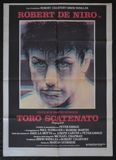 manifesto 2F TORO SCATENATO RAGING BULL De Niro Scorsese Jake La Motta boxe