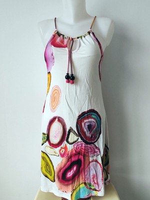 Tanktop Kleid Farbe funkelnd S/M