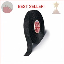 Tesa 51608 Black Fuzzy Fleece Interior Wire Loom Harness Tape for VW, Audi, Merc