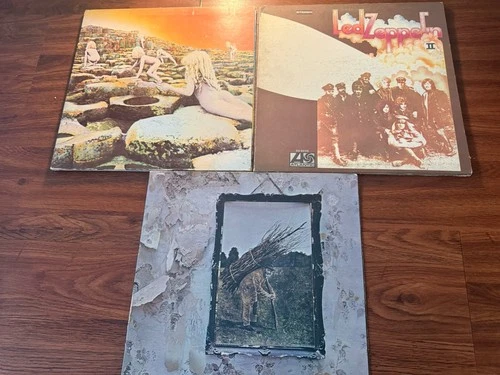 Led Zeppelin Lot Of 3 Vinyl LPs