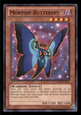 Yugioh Morpho Butterspy #GAOV-EN012 Galactic Overlord LP