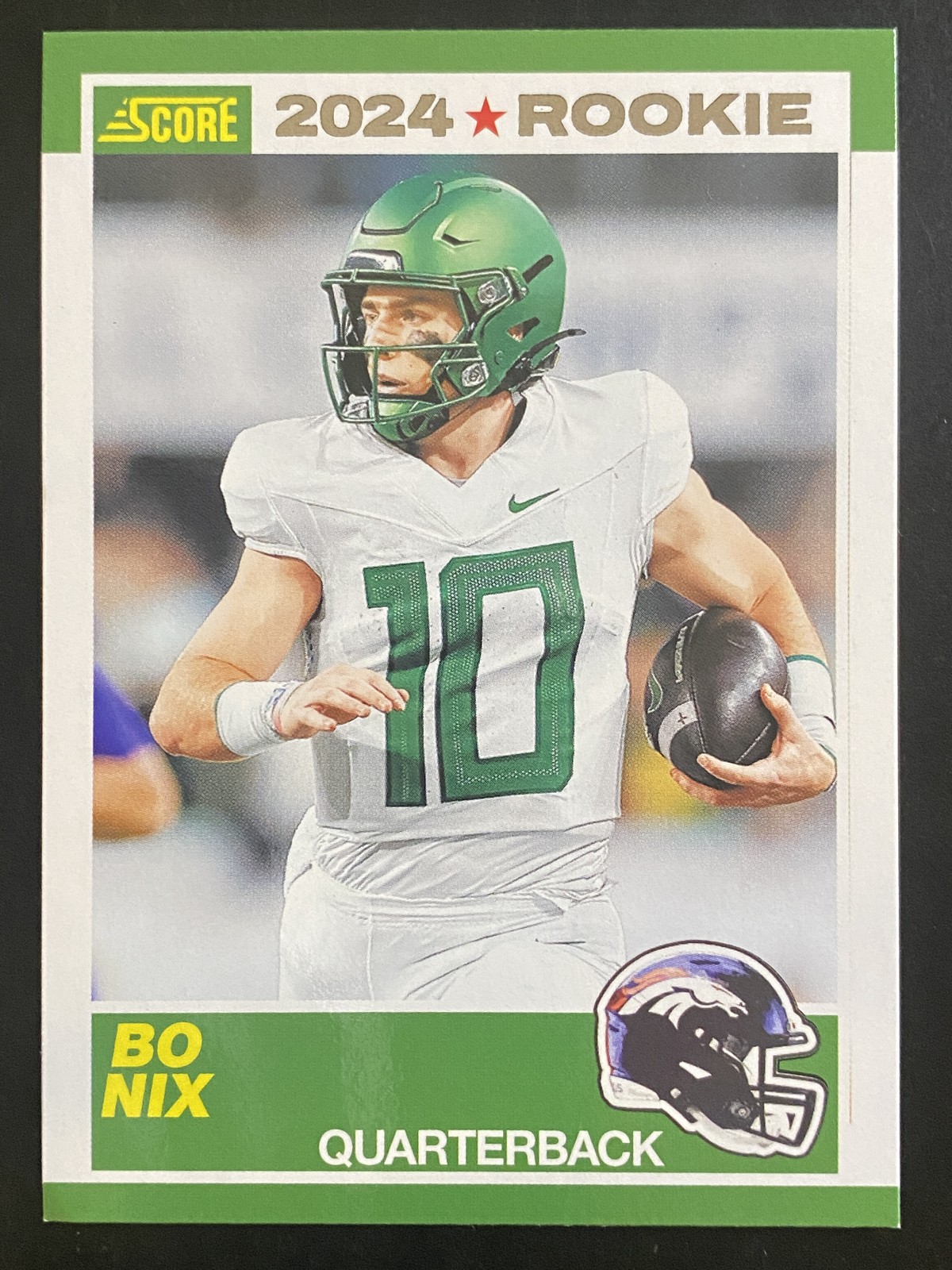 Bo Nix 2024 Score Football 35th Anniversary Rookies Denver Broncos #9