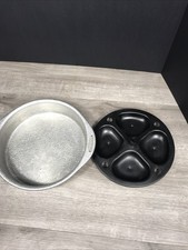 Doughmakers 9" Baking Pan Round Cake Commercial Grade Aluminum Natural Non Stick
