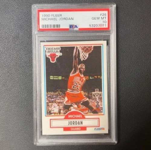 1990 FLEER MICHAEL JORDAN #26 PSA 10 GEM MINT! CHICAGO BULLS!