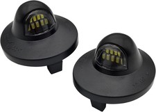 Full LED License Plate Light Tag Lamp Assembly Compatible with Ford F-150 F-250