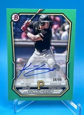 2026 Bowman Baseball KONNOR GRIFFIN Green Border Auto /99 SP Pirates Prospect